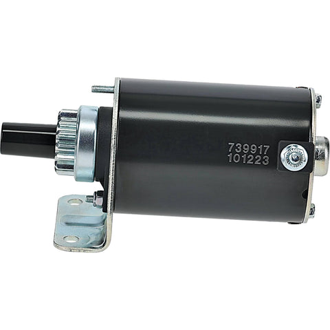 DB Electrical SBS0044 starter packaging on a workbench ready for installation.
