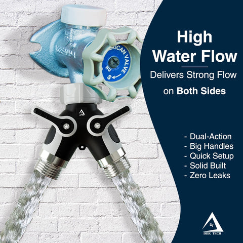 DBR Tech deep-thread connection reduces leaks for reliable outdoor performance.