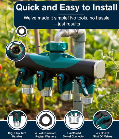 DBR Tech dual valve shut-off providing independent outlet control