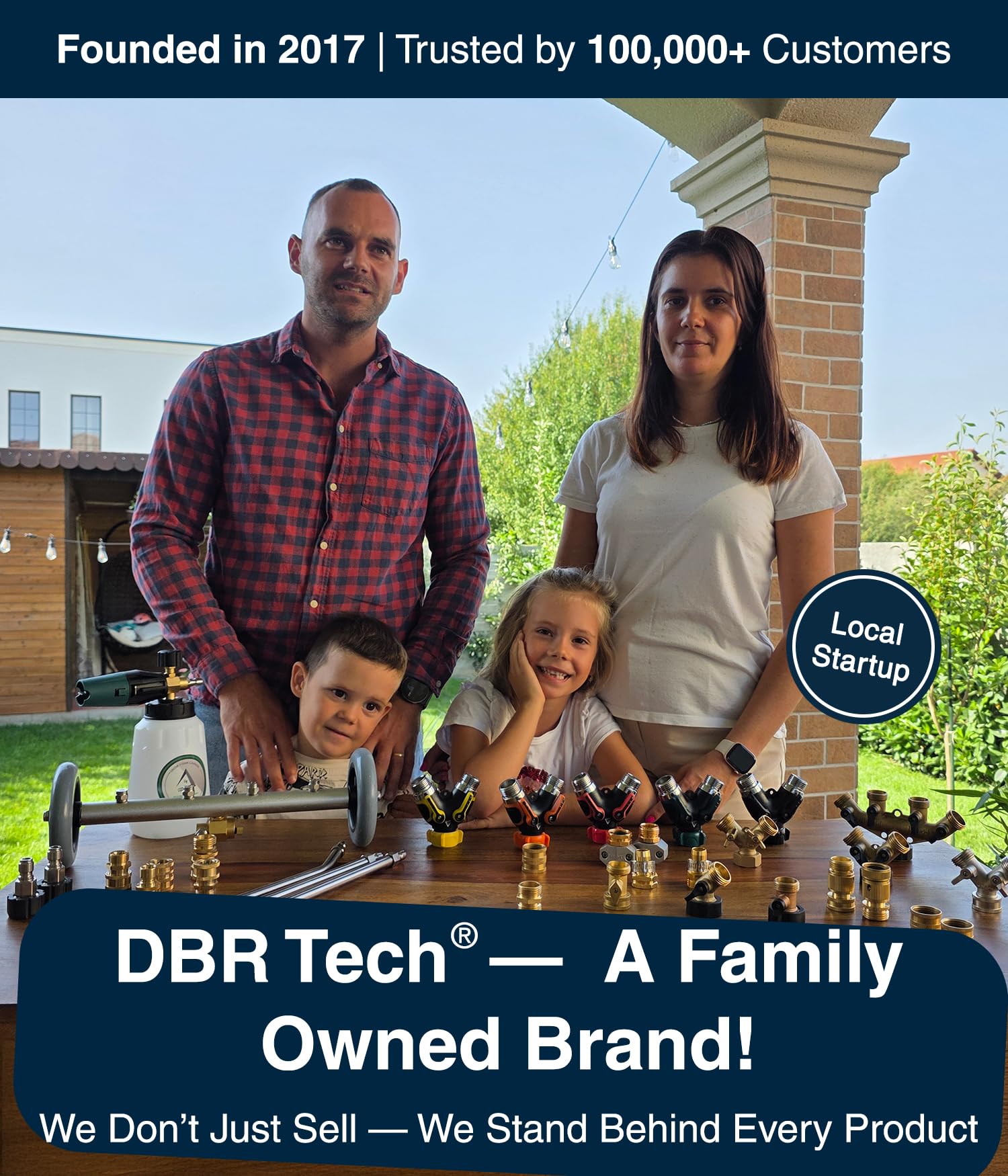 DBR Tech valve body with durable coating for long outdoor life