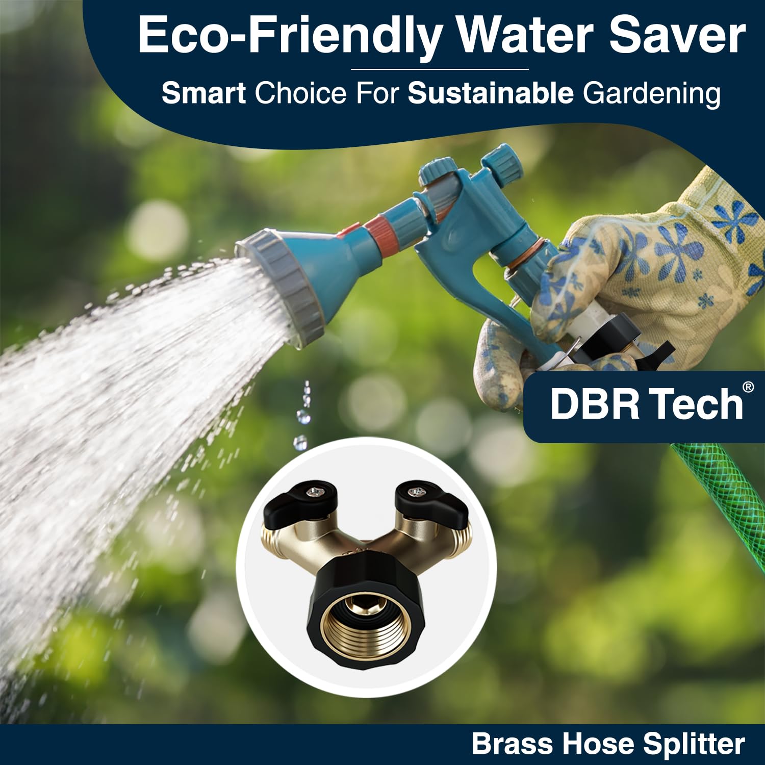 DBR Tech durable outdoor hose connector for year-round use.