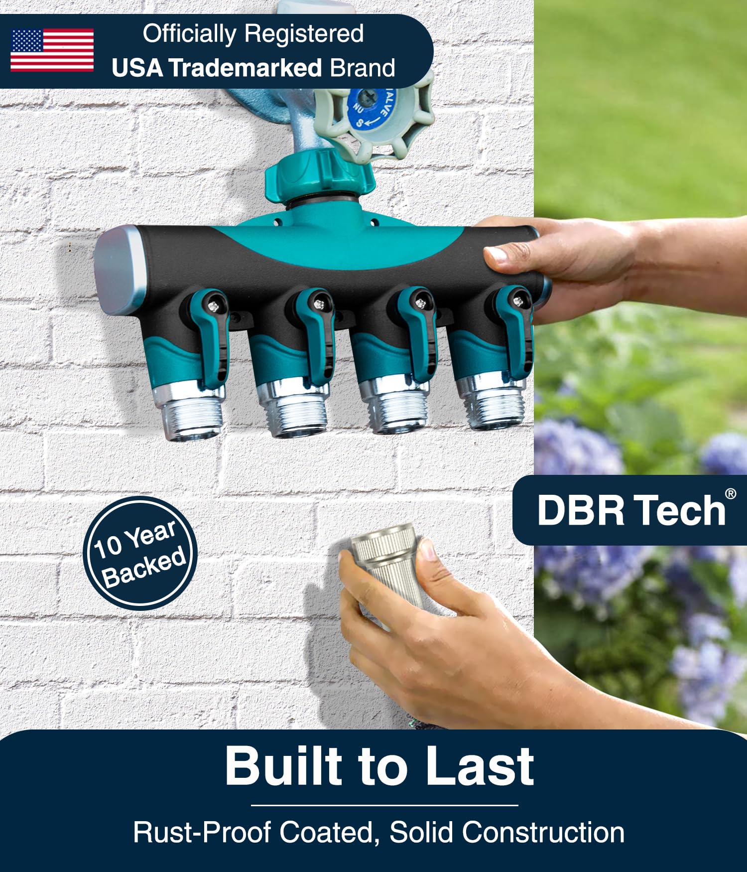DBR Tech heavy-duty valve attachment for durable faucet connection