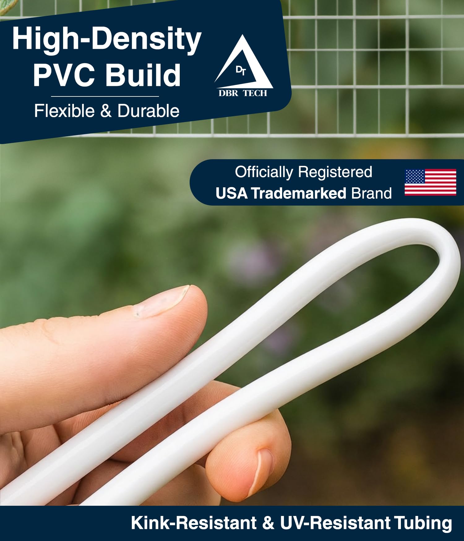 DBR Tech hydroponics tubing enabling efficient nutrient distribution.