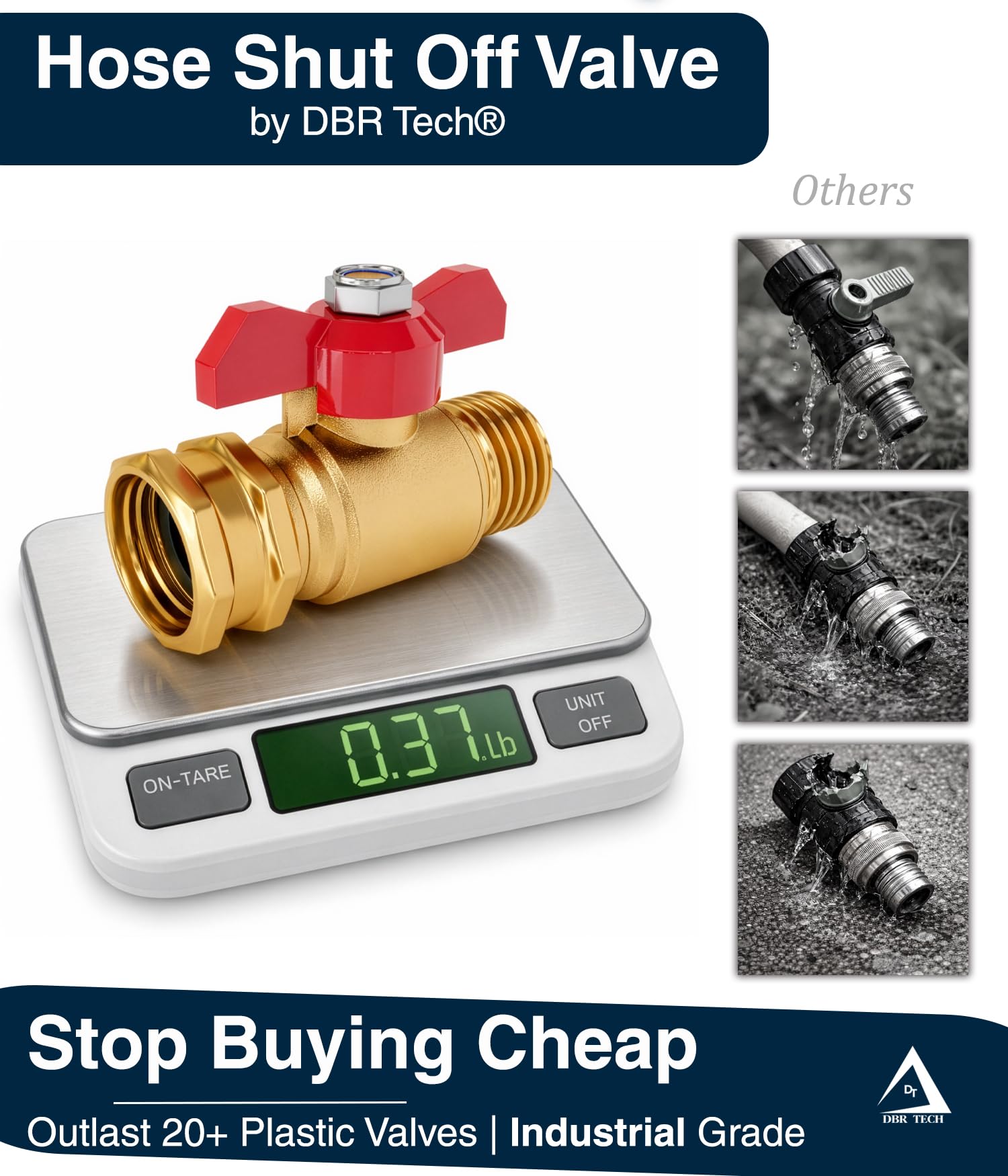 DBR Tech quick install hand tightening on hose