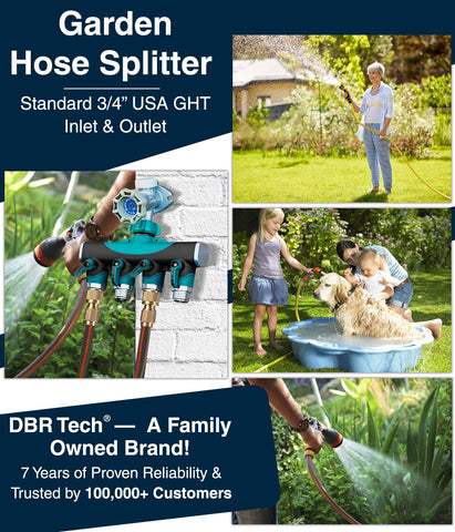 DBR Tech rust-resistant zinc alloy body withstands outdoor use