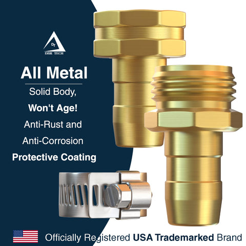 DBR Tech universal-fit for 3/4 and 5/8 inch hoses
