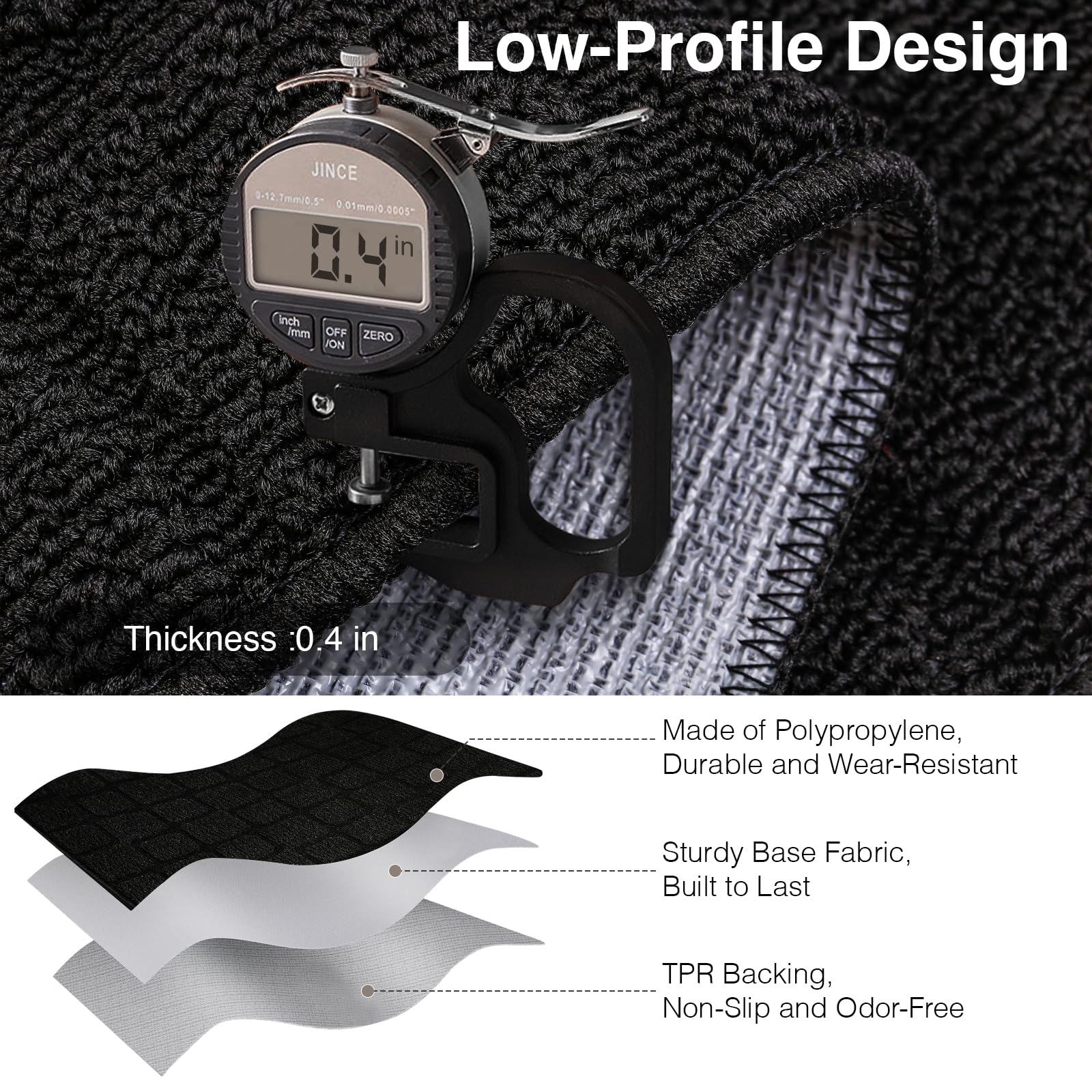 Dcerzxzci durable polypropylene mat designed for all seasons