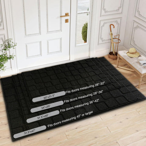 Dcerzxzci geom-pattern mat adds modern style to entryway