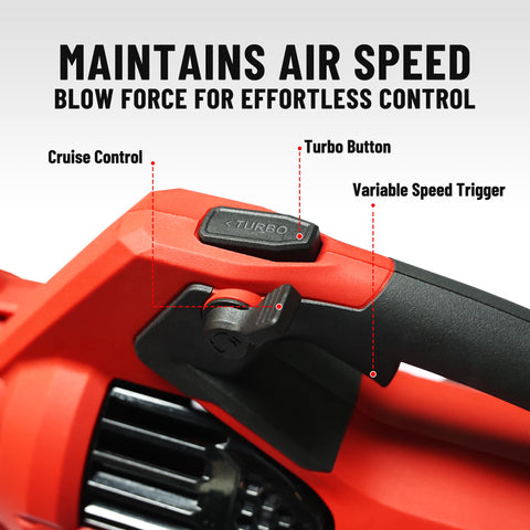 DCK58V leaf blower compact storage emphasizes tidy tool organization.