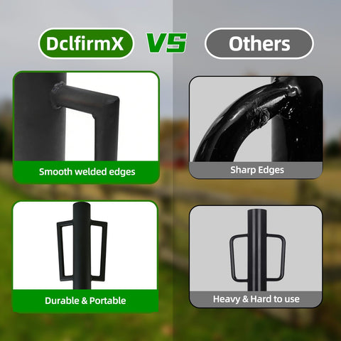DCLFIRMX ideal for fence posts, sign posts, tents stakes, and more.