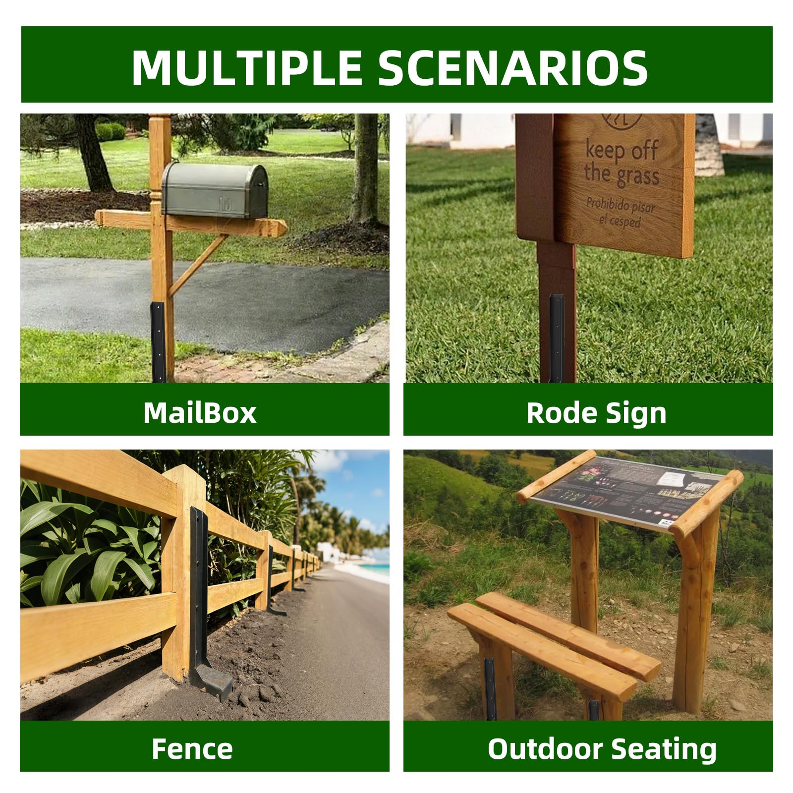 DCLFIRMX reusable anchor withstands wind and impacts for long-lasting fence posts.
