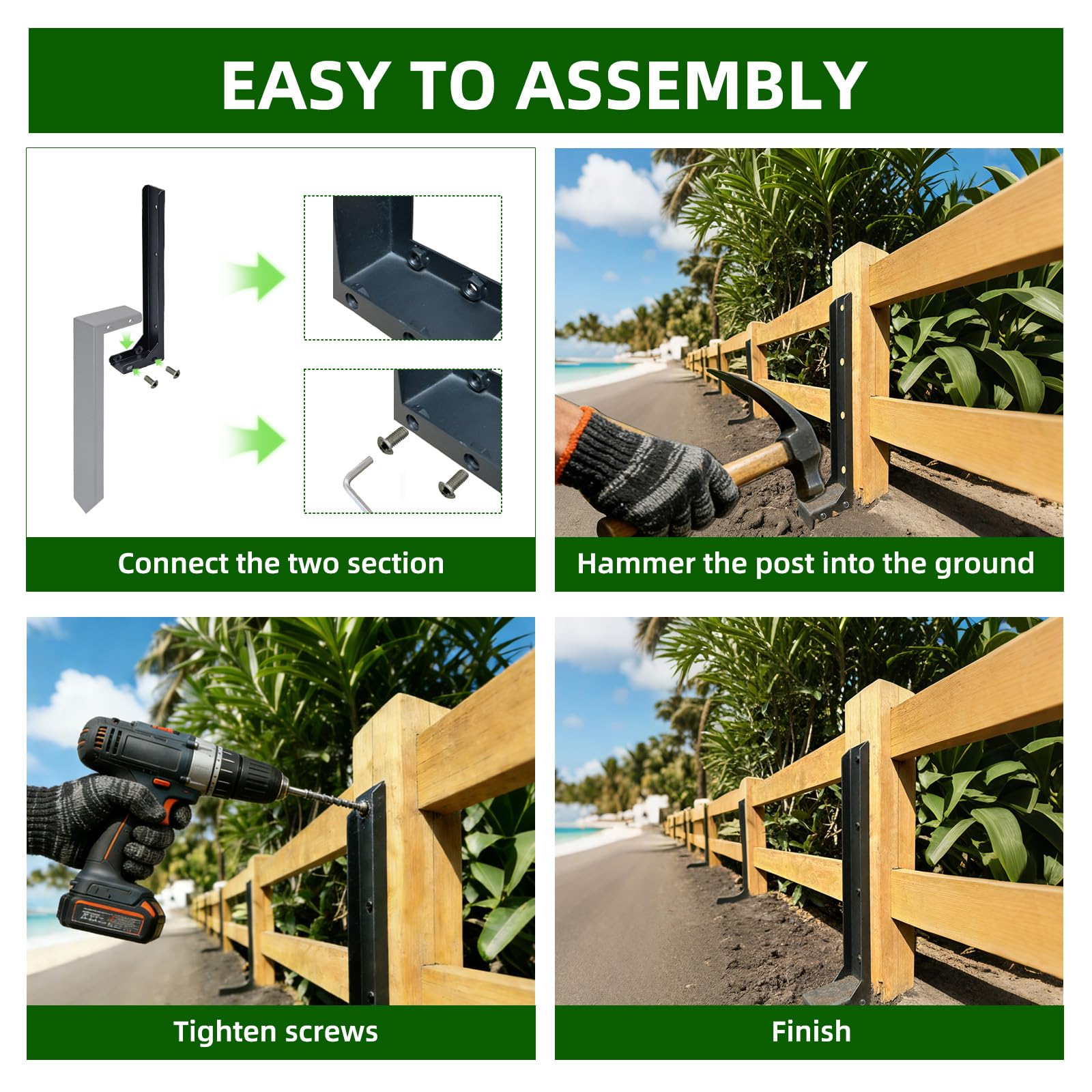 DCLFIRMX outdoor fence repair suits yards, farms, and gardens.