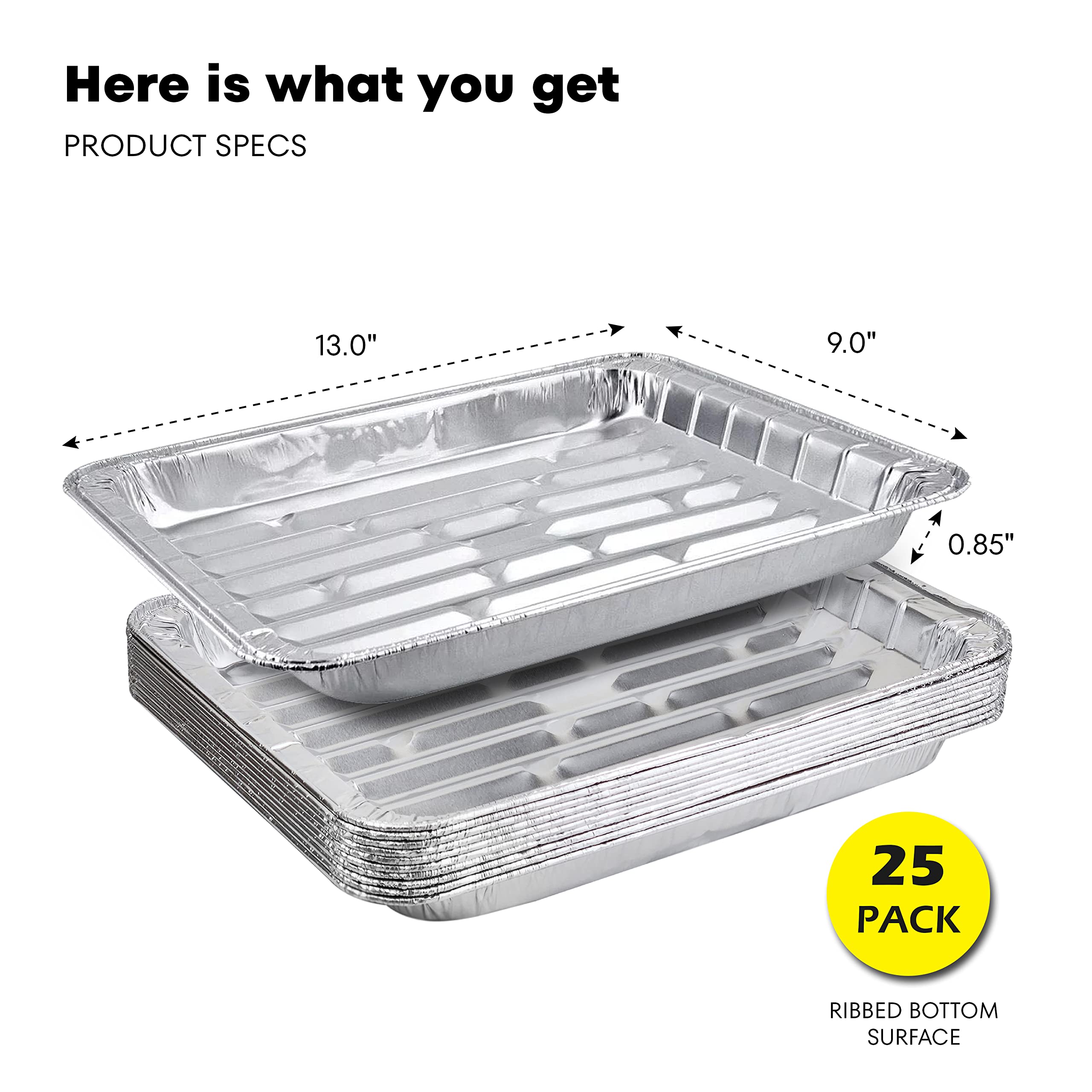 DCS Deals ribbed-bottom pan delivers authentic grill lines on food.