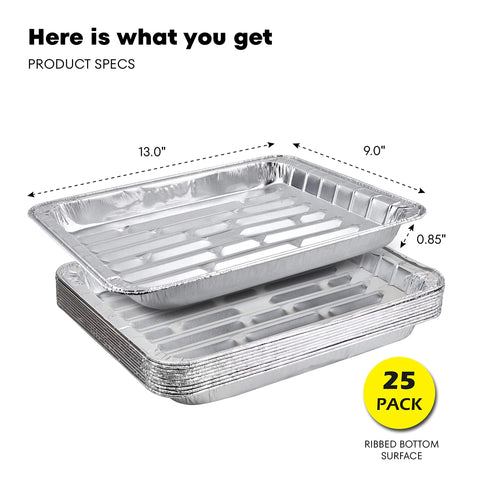 DCS Deals ribbed-bottom pan delivers authentic grill lines on food.