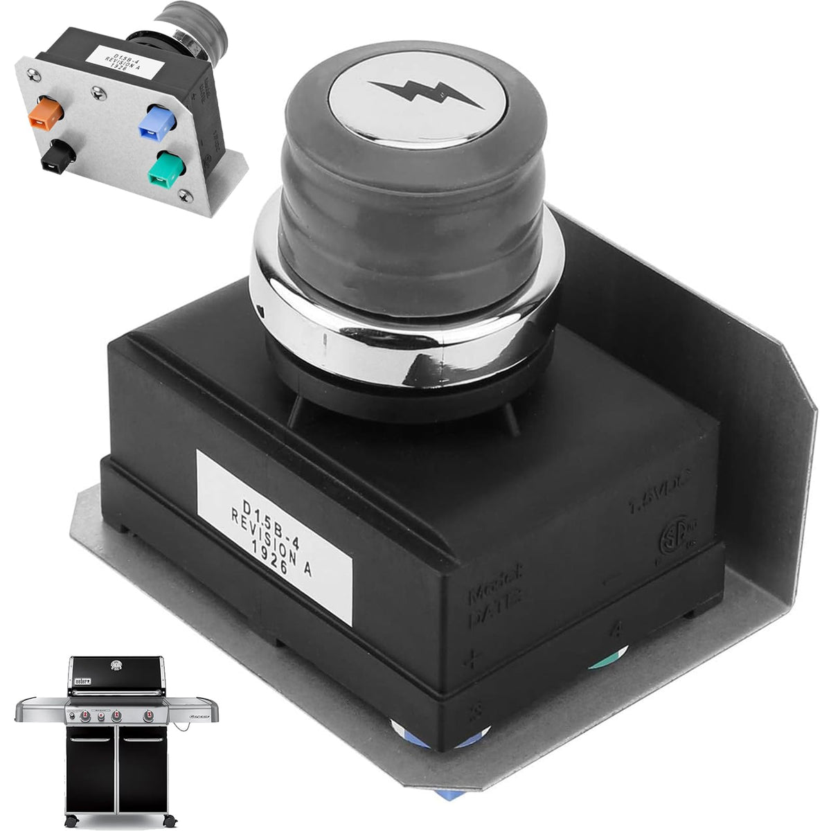 DcYourHome Genesis igniter front panel for Weber grills improves quick starts.