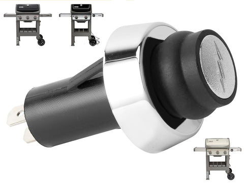 DcYourHome 66220 igniter button close-up for Weber, fast ignition and durability.