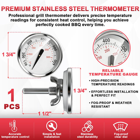 DcYourHome thermometer with Fahrenheit and Celsius readout for versatile temperature tracking.
