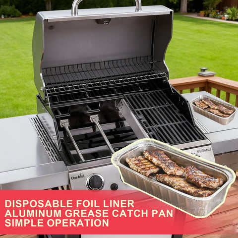 DcYourHome durable metal construction grease tray with rugged coating.