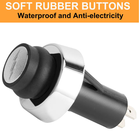 DcYourHome Rubber-headed igniter button, insulated and water-resistant for safe use.