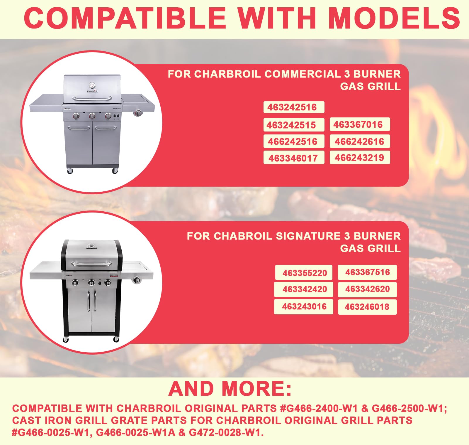 DcYourHome 304 stainless steel emitters providing durable performance under high heat.