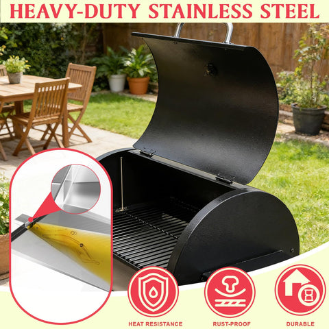 DcYourHome SUB025 drip pan fits Pit Boss 340 Deluxe and similar grills
