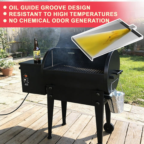DcYourHome SUB025 tray collects drippings for quick cleanup after grilling