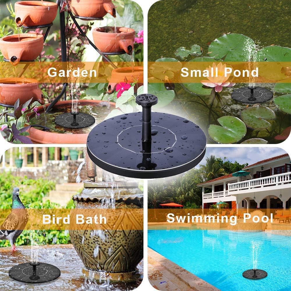DDcafor solar fountain cleaning routine maintains performance
