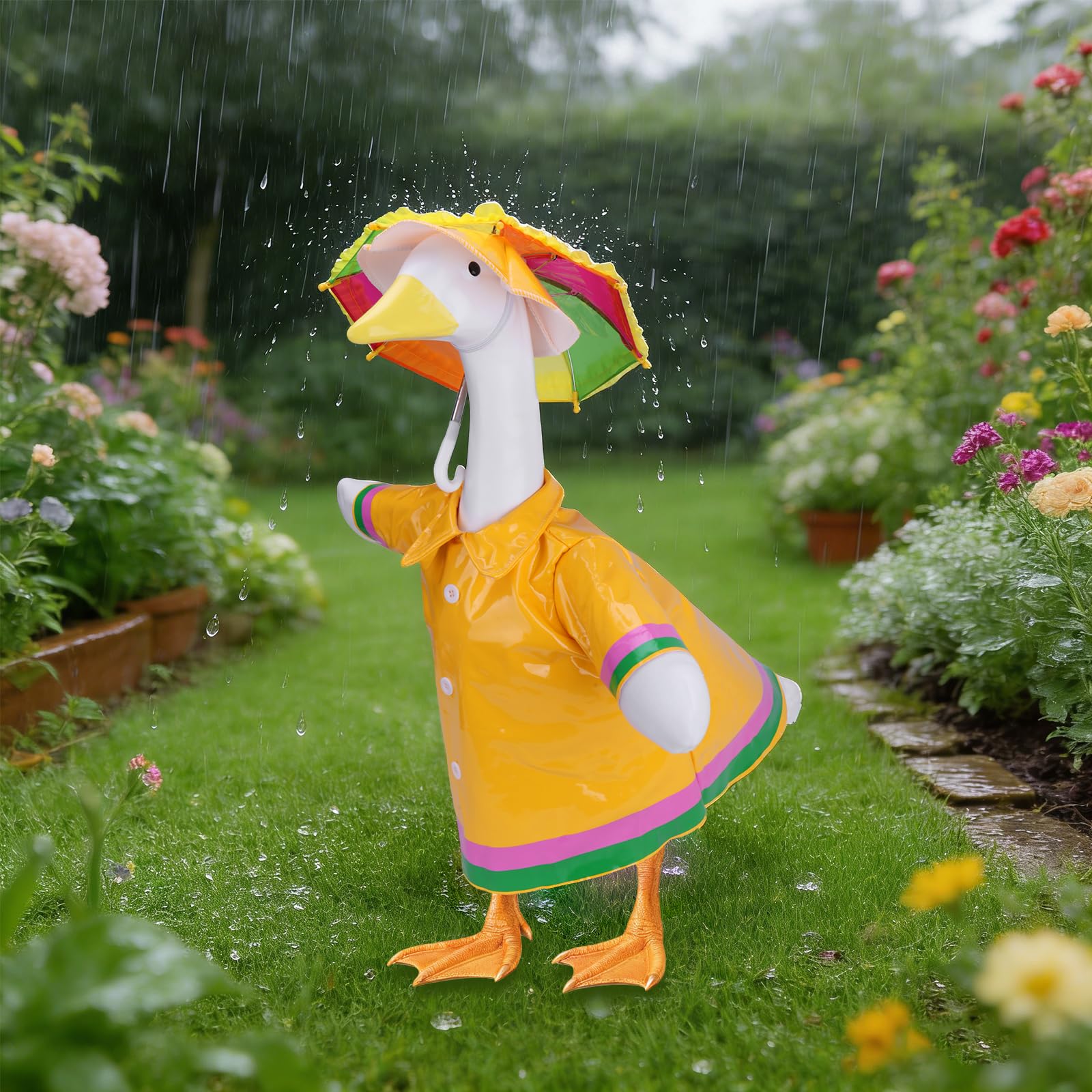 Ddeetodu goose clothes gift for garden lovers and neighbors