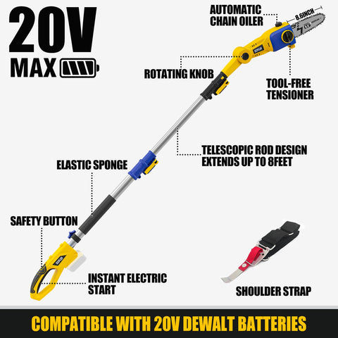 DDKUN dual safety switch and ergonomic grip for safer handling.