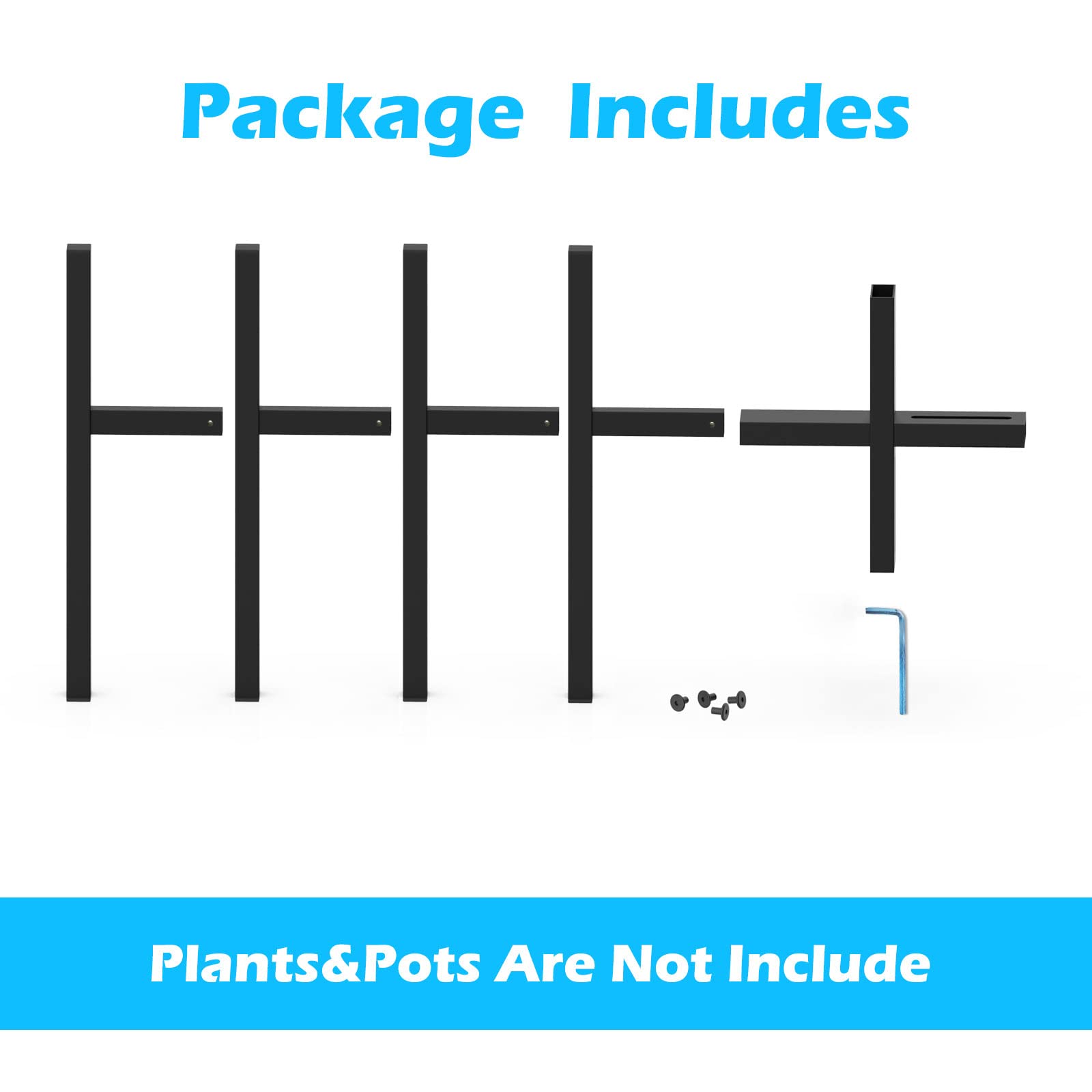 DDPow Plant Stand features robust steel construction for durability.