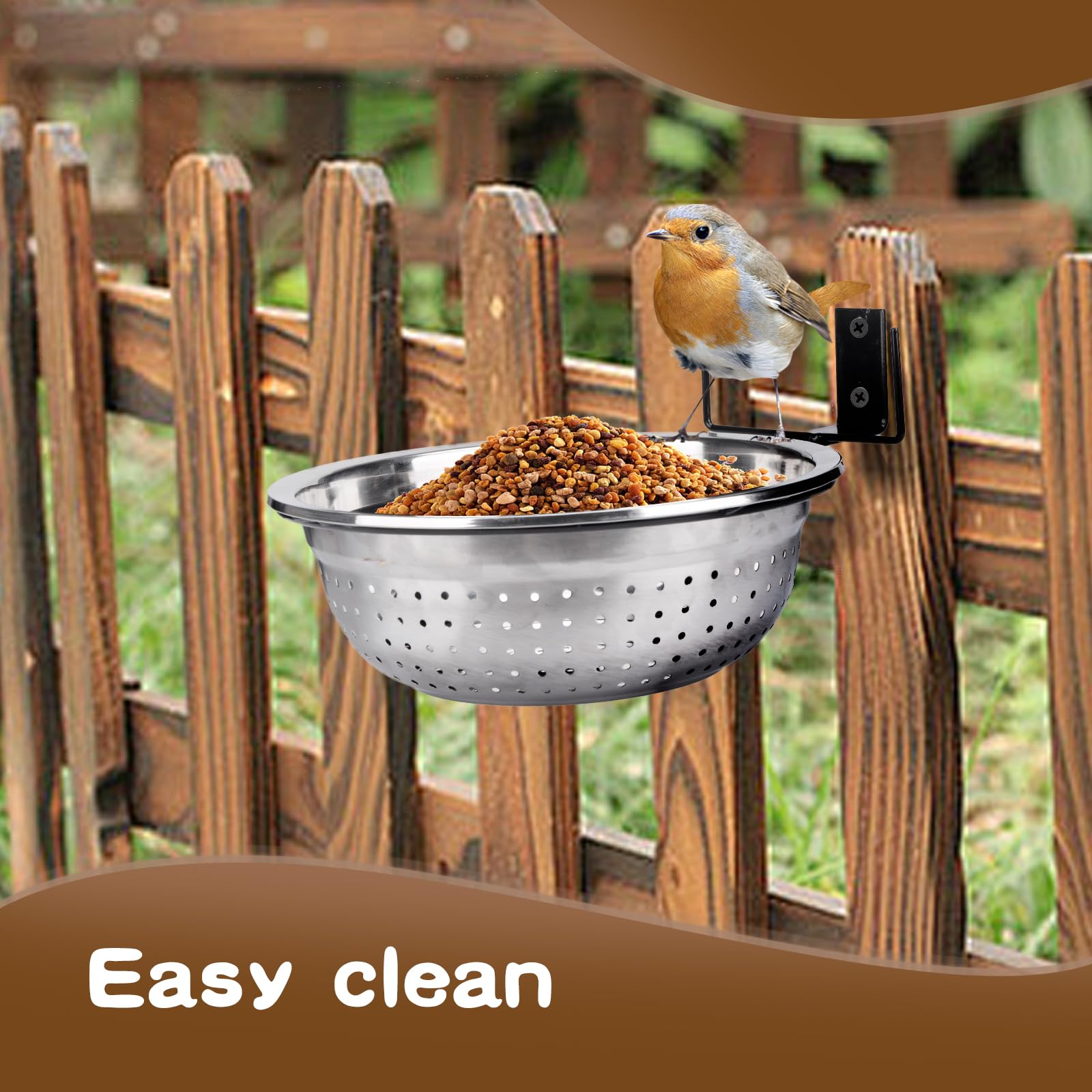 DEALSGOGO feeder attracting squirrels and chipmunks in your garden