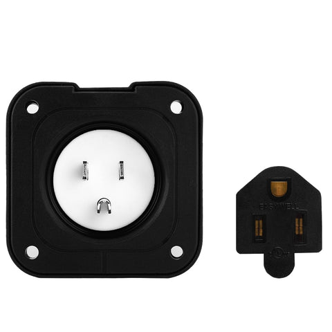 DEALTUS power inlet cord with SJTW 14AWG for versatile indoor-outdoor use