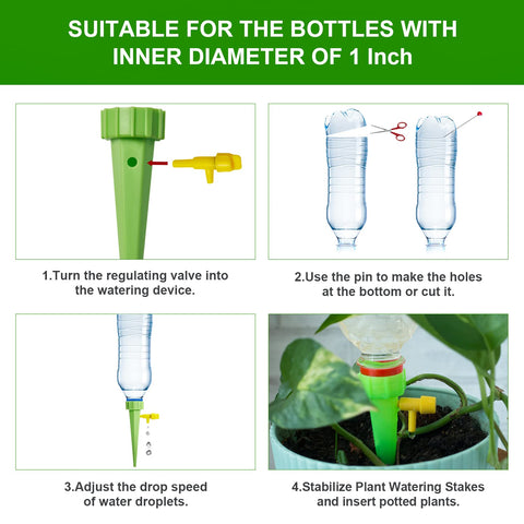 Deaname 500ml bottle compatibility supports inverted watering