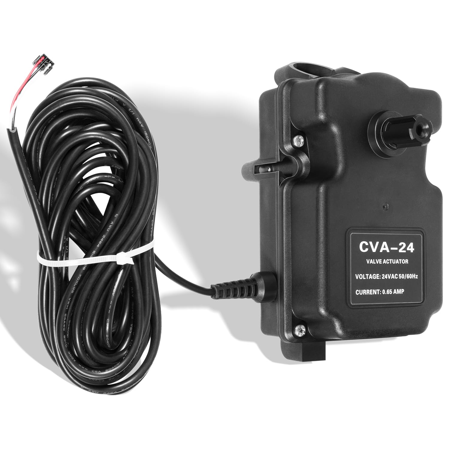 DearChan CVA-24T valve actuator front view for compact 3-port control in pool systems