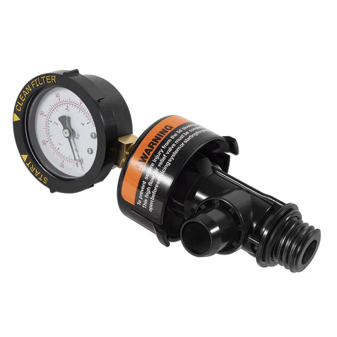 DearChan valve with two-unit scale offers precise pressure readings.