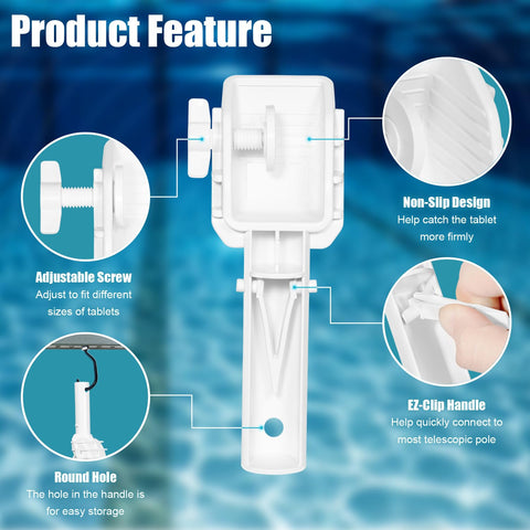 Deargooday EZ-Clip clip attachment fits most telepoles for easy setup.