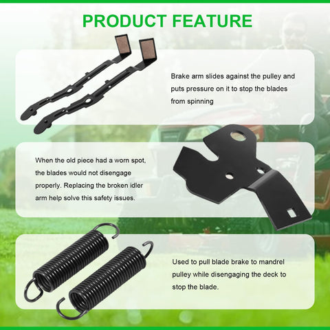 Deargooday idler arm component ensuring smooth blade disengagement during operation.