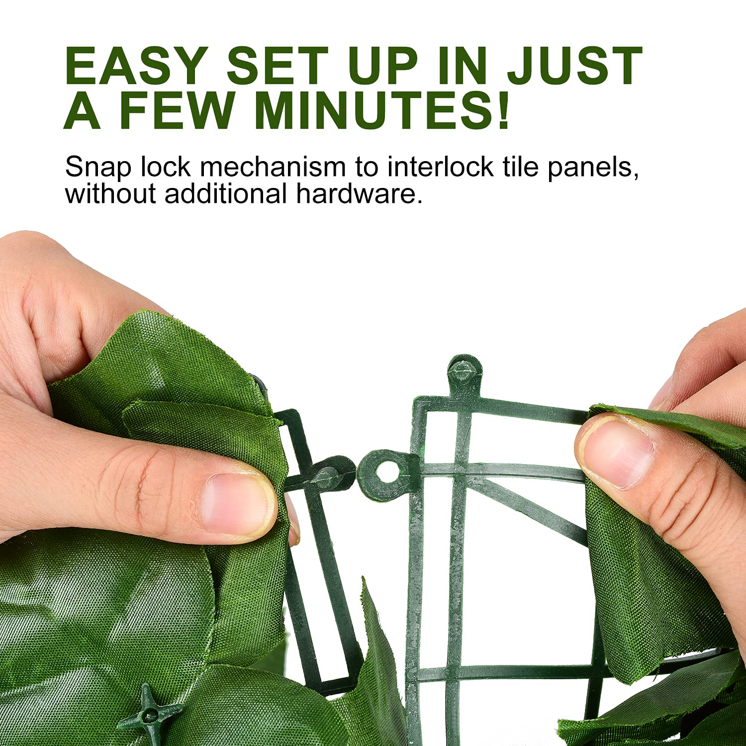DearHouse privacy fence with mesh back illustrates airflow-friendly design.