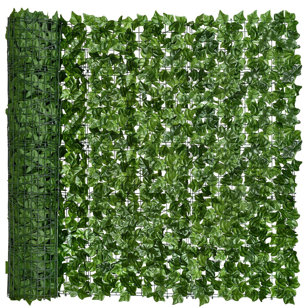 DearHouse artificial ivy privacy fence panel with lush, maintenance-free screening.