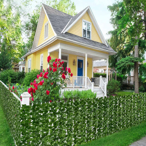 DearHouse artificial ivy screen can be cut to size for perfect fit