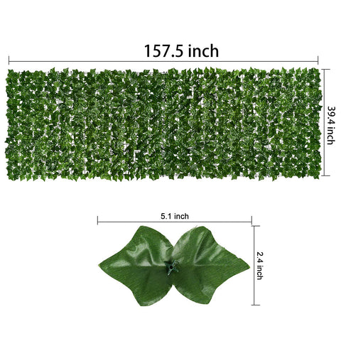 DearHouse ivy privacy fence provides easy installation with zip ties or tape