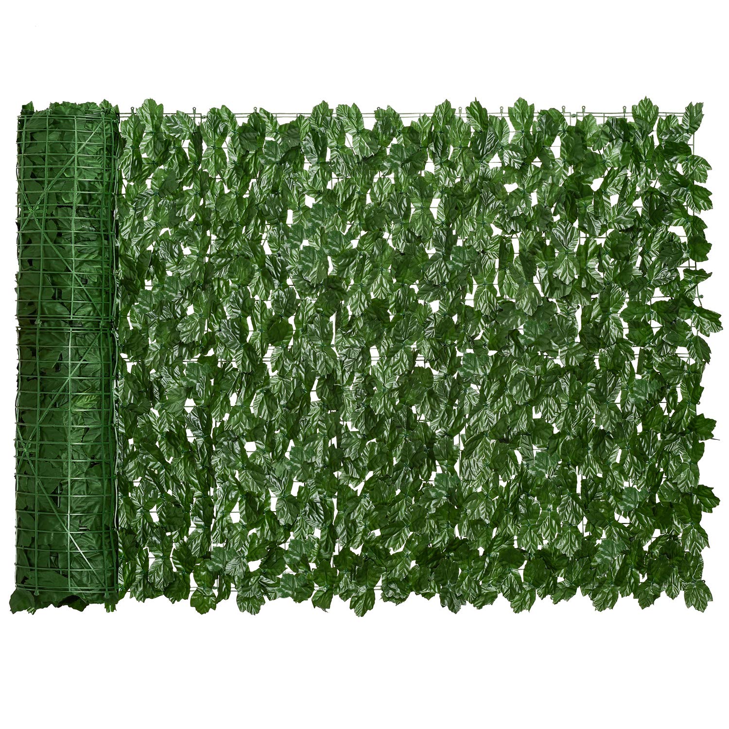 DearHouse artificial ivy privacy fence full-length leaves create lush outdoor privacy.