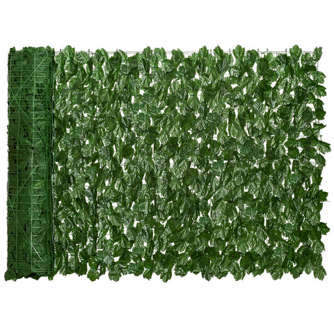 DearHouse artificial ivy privacy fence full-length leaves create lush outdoor privacy.