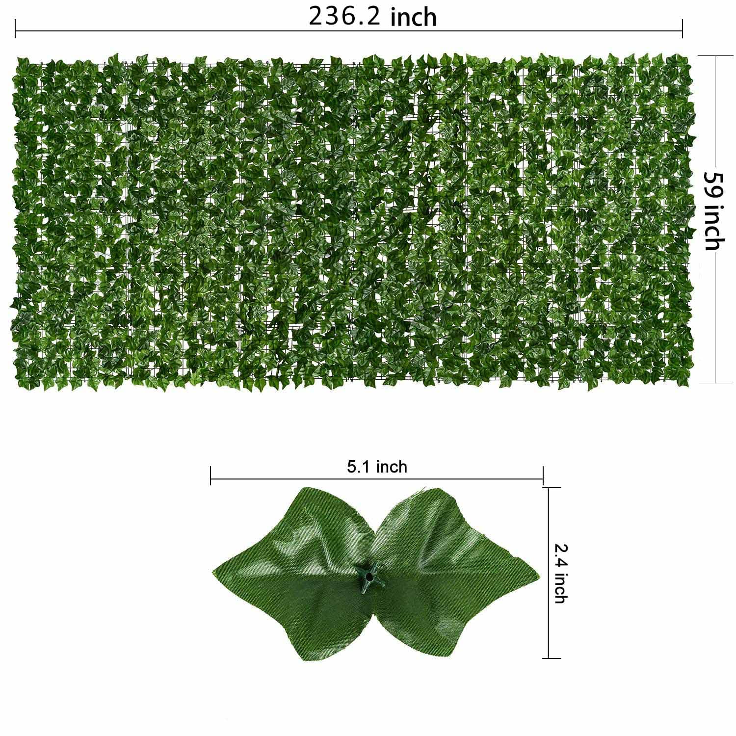 DearHouse artificial ivy privacy screen suitable for patios