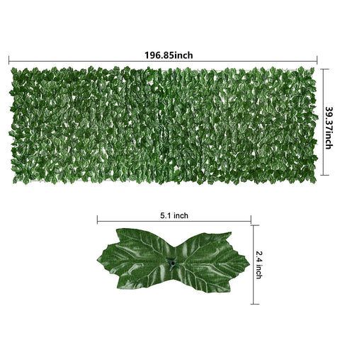 DearHouse artificial ivy wall decor blends indoors or outdoors without watering.