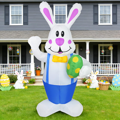 DearSun LED illumination enhances evening gatherings with a playful bunny display.