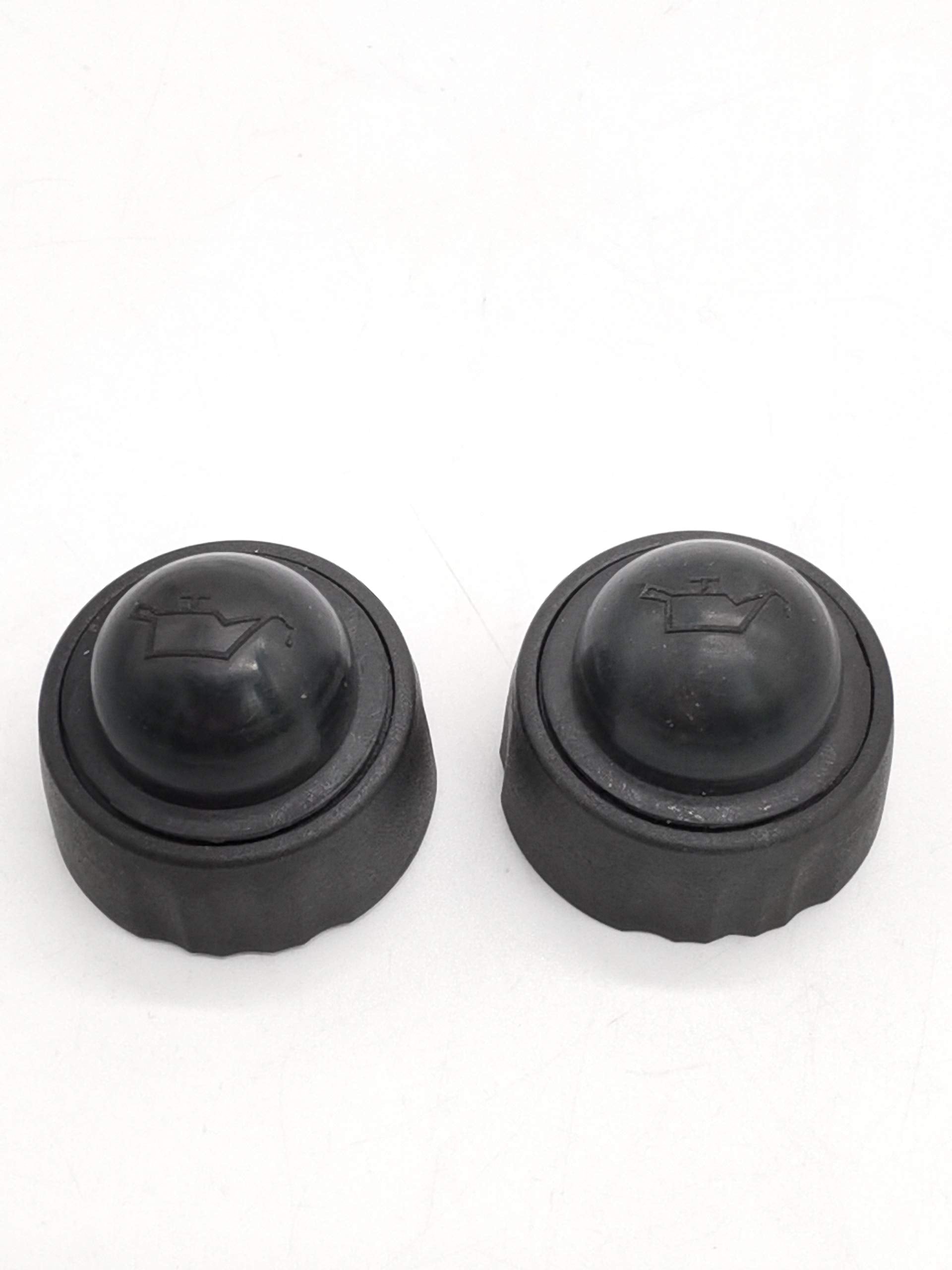 Deawater oil tank cap cover primer shown in a two-cap Ryobi kit for easy replacement.