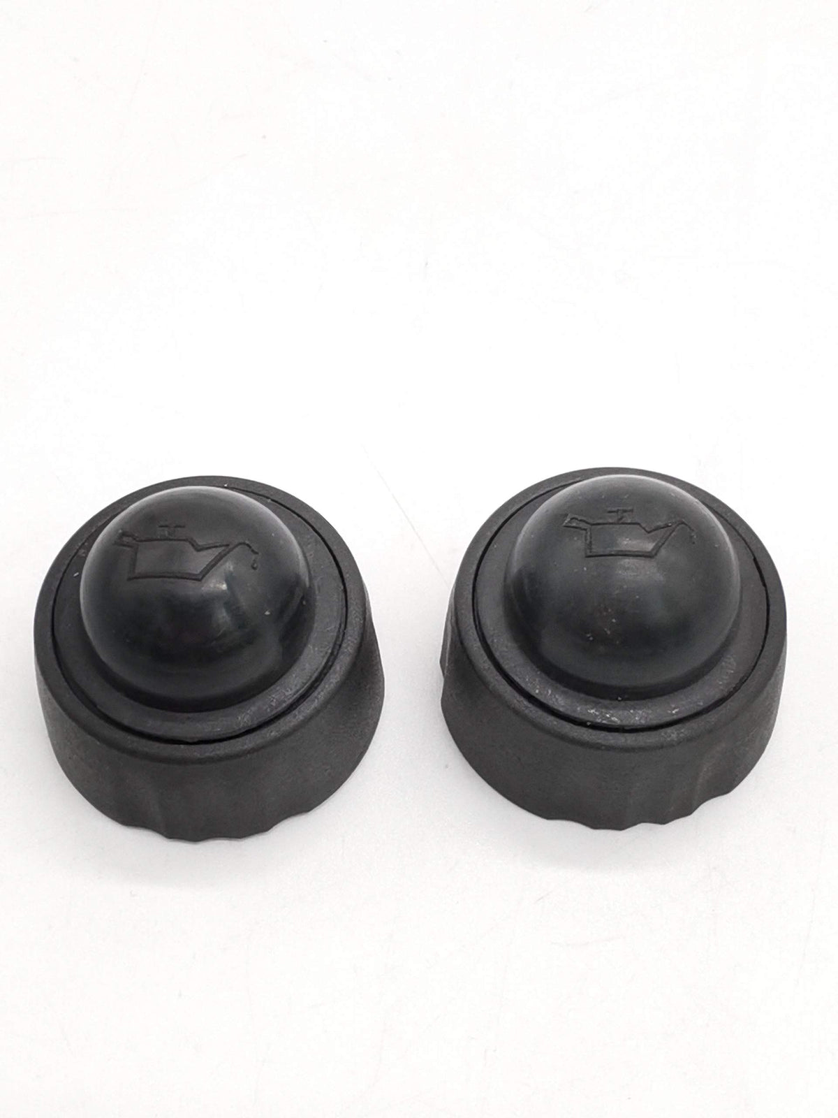 Deawater oil tank cap cover primer shown in a two-cap Ryobi kit for easy replacement.