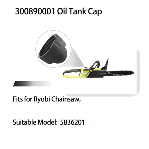 Deawater two-cap pack for Ryobi oil tank enables quick, easy replacement.