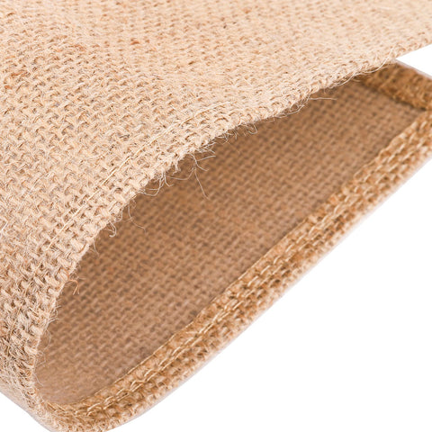 DEAYOU burlap flag mounted on standard garden pole for display
